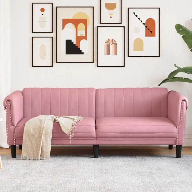 Banken voor gezellige momenten en stijlvol comfort - pink? / Driezitsbank - Banken