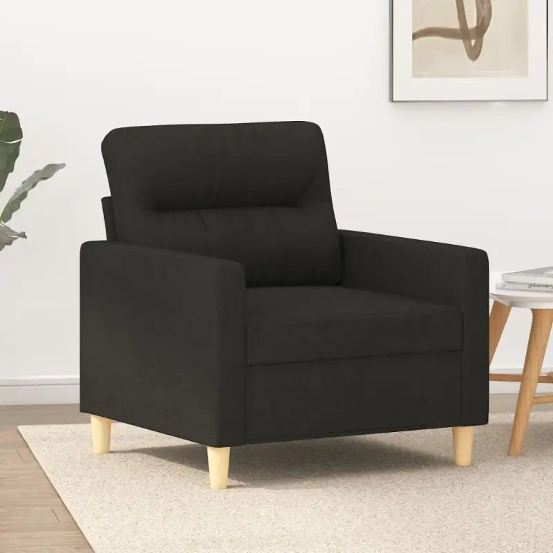 Banken voor gezellige zithoek met duurzame stof en strakke look - Zwart / 60 cm - Banken