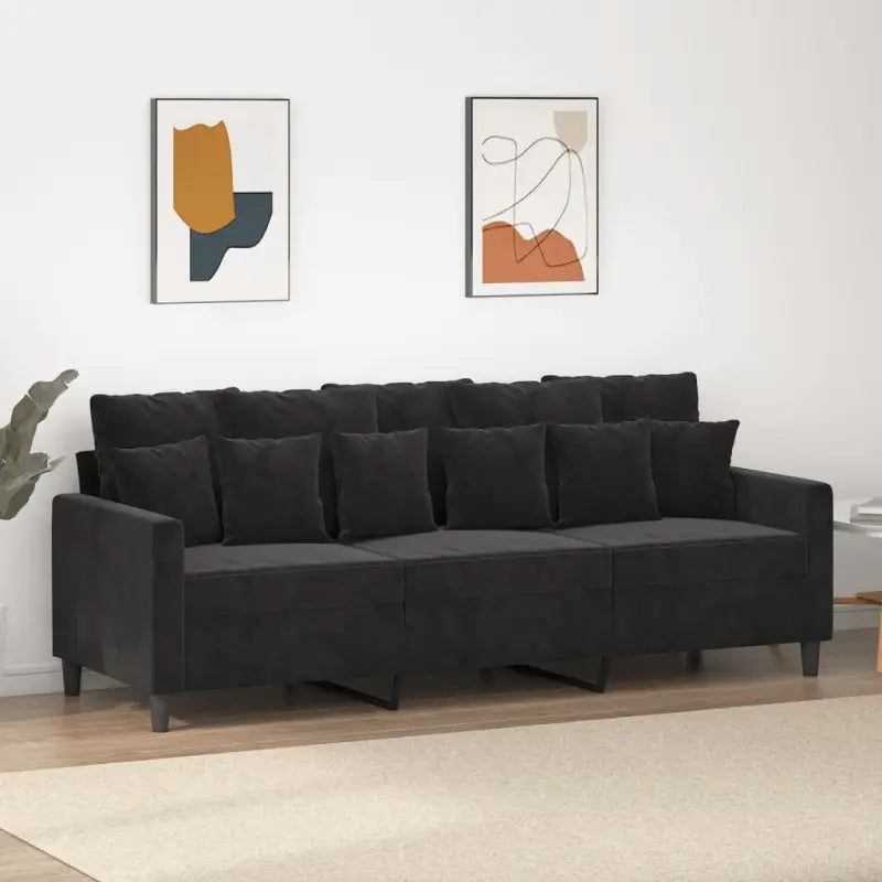Banken voor gezelligheid en ontspanning in huis - Zwart / 180 cm - Banken
