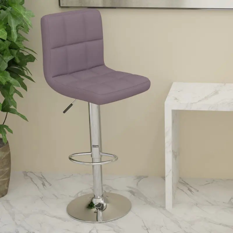 Barkrukken met ingebouwde voetensteun voor extra comfort - Taupe / 1 - Barkrukken