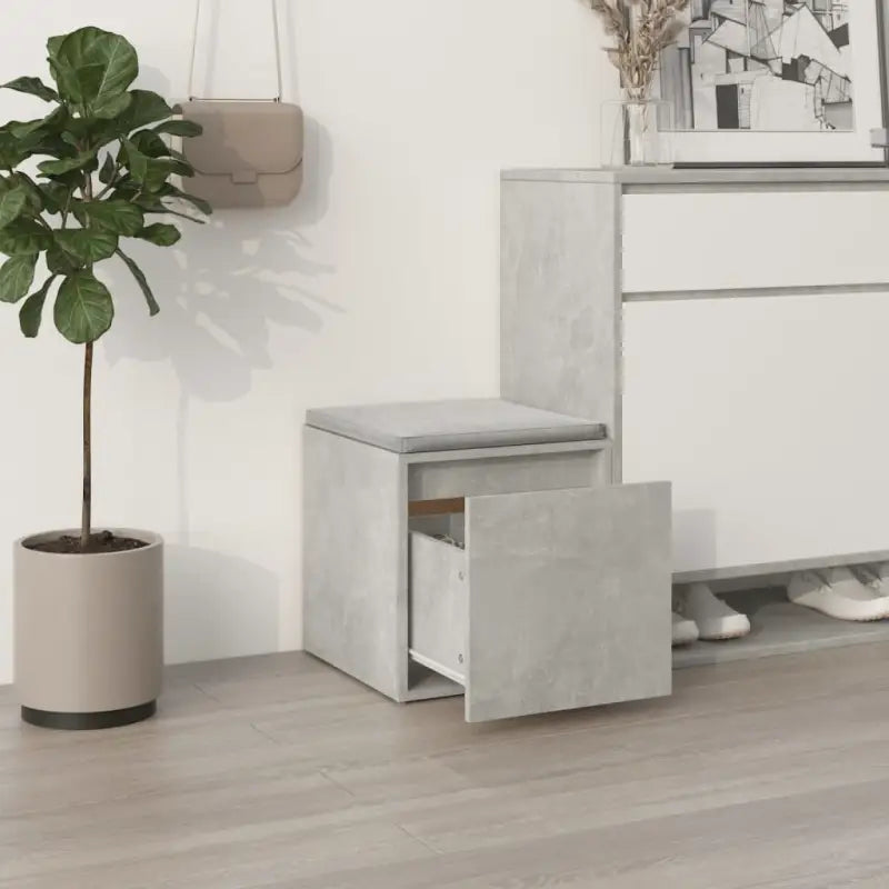 Beckwoord opbergkast met lade in bewerkt hout voor schoenen opbergen - Commodes & ladekasten