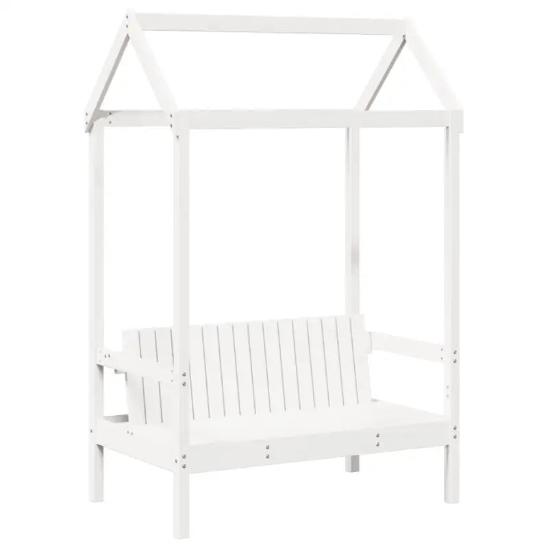 Bed met bankje in massief grenenhout voor een moderne slaapkamer - Bedden & bedframes