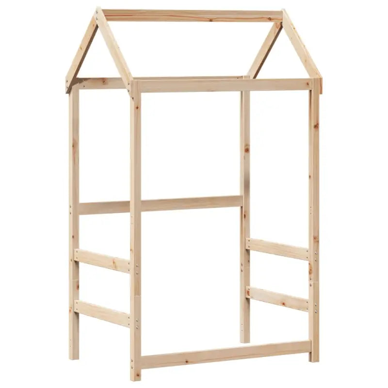 Bed met massief grenenhout en open zijdeur voor slaap of woonkamer - Bedden & bedframes