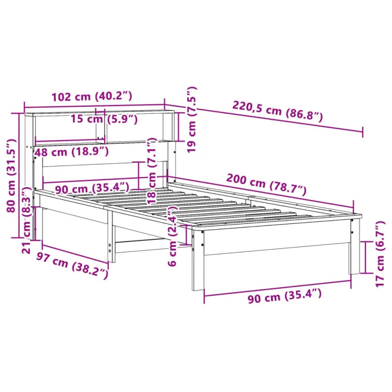 Bedden en bedframes met massief grenenhout voor een goede nachtrust - Bedden & bedframes