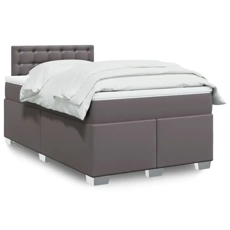 Bedden met grijs materiaal voor optimale nachtrust en duurzame vulling - Grijs / 120 x 200 cm / knoppwn - Bedden &