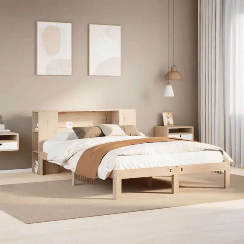 Bedden met massief grenenhout en optimale totale afmetingen - Bedden & bedframes