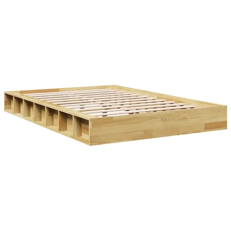 Bedframe in massief eikenhout voor een sterke en duurzame slaapkamer - Bedden & bedframes