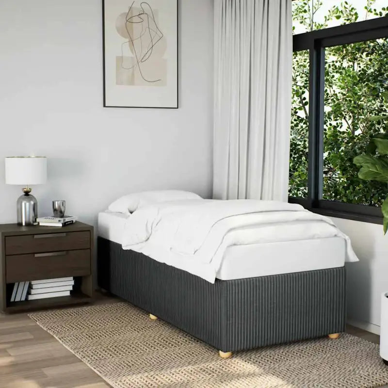Bedframe met ademend vermogen voor een comfortabele nachtrust - Donkergrijs / 100 x 200 cm - Bedden & bedframes