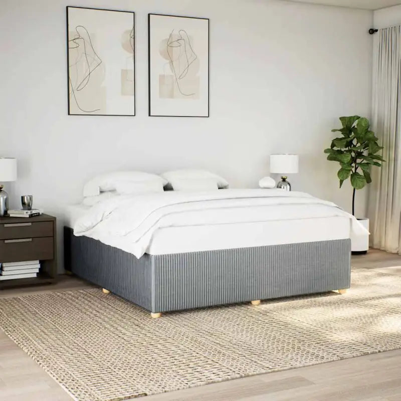Bedframe met ademend vermogen voor een comfortabele nachtrust - Lichtgrijs / 180 x 200 cm - Bedden & bedframes