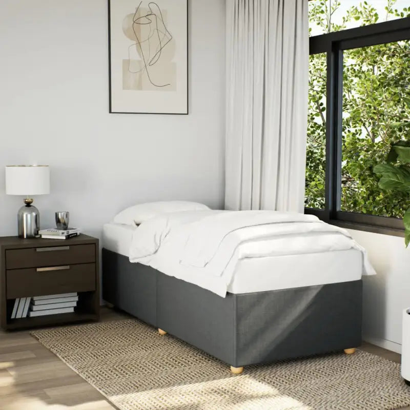 Bedframe met ademend vermogen voor een comfortabele nachtrust - Donkergrijs / 90 x 200 cm - Bedden & bedframes