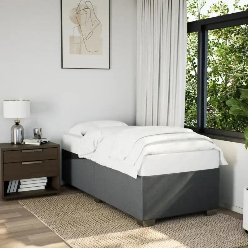 Bedframe met ademend vermogen voor een comfortabele nachtrust - Donkergrijs / 100 x 200 cm - Bedden & bedframes