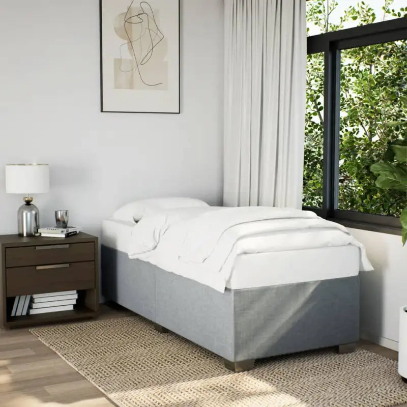 Bedframe met ademend vermogen voor een comfortabele nachtrust - Lichtgrijs / 100 x 200 cm - Bedden & bedframes