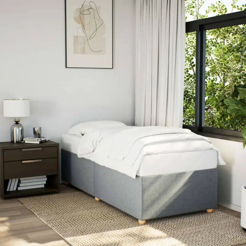 Bedframe met ademend vermogen voor een comfortabele nachtrust - Lichtgrijs / 90 x 200 cm - Bedden & bedframes