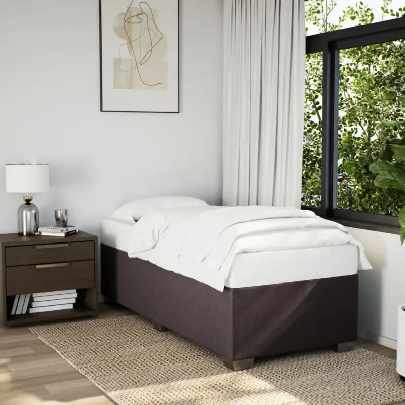 Bedframe met ademend vermogen voor een comfortabele nachtrust - Donkerbruin / 100 x 200 cm - Bedden & bedframes