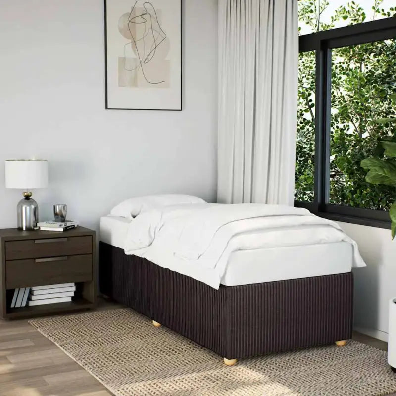 Bedframe met ademend vermogen voor een comfortabele nachtrust - Donkerbruin / 90 x 190 cm - Bedden & bedframes