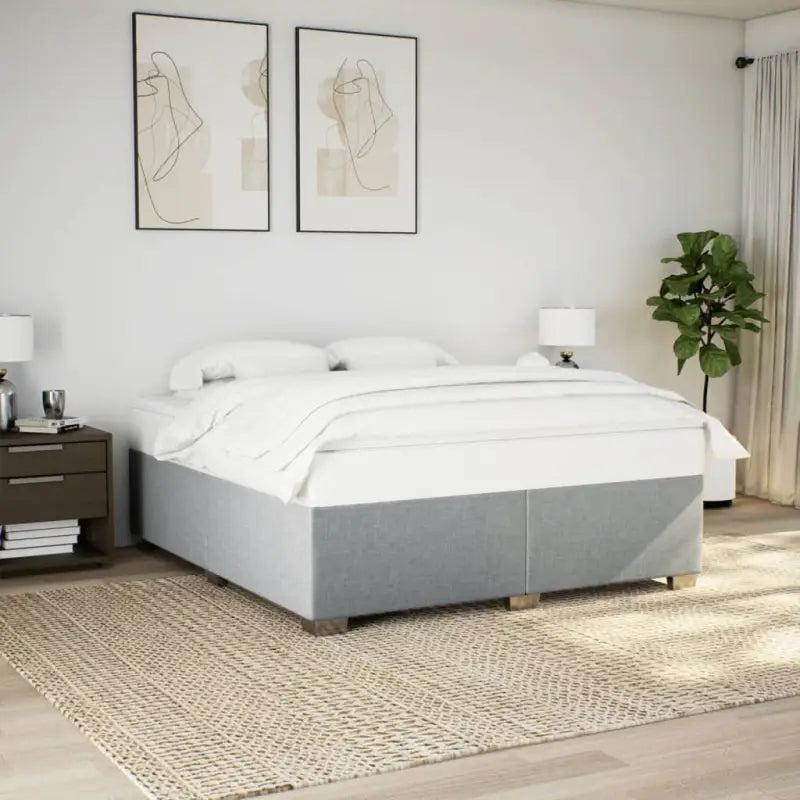 Bedframe met ademend vermogen voor een comfortabele nachtrust - Lichtgrijs / 180 x 200 cm - Bedden & bedframes