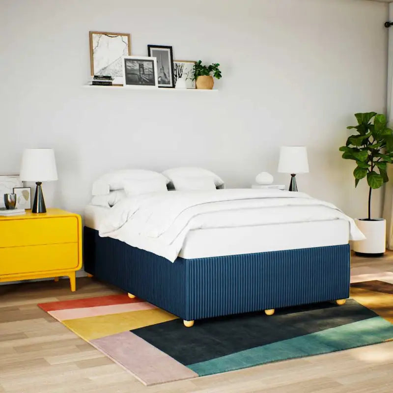Bedframe met ademend vermogen voor een comfortabele nachtrust - Blauw / 140 x 200 cm - Bedden & bedframes