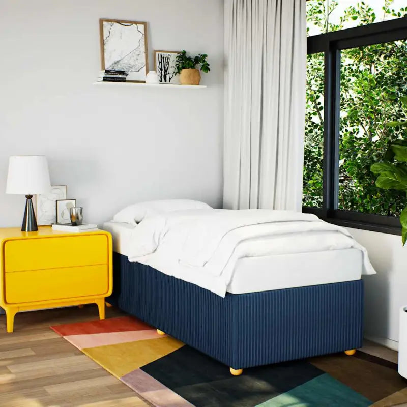 Bedframe met ademend vermogen voor een comfortabele nachtrust - Blauw / 100 x 200 cm - Bedden & bedframes