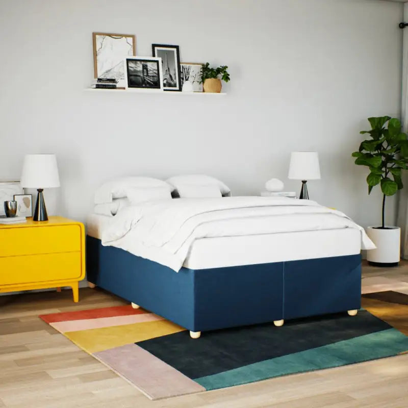 Bedframe met ademend vermogen voor een comfortabele nachtrust - Blauw / 140 x 190 cm - Bedden & bedframes