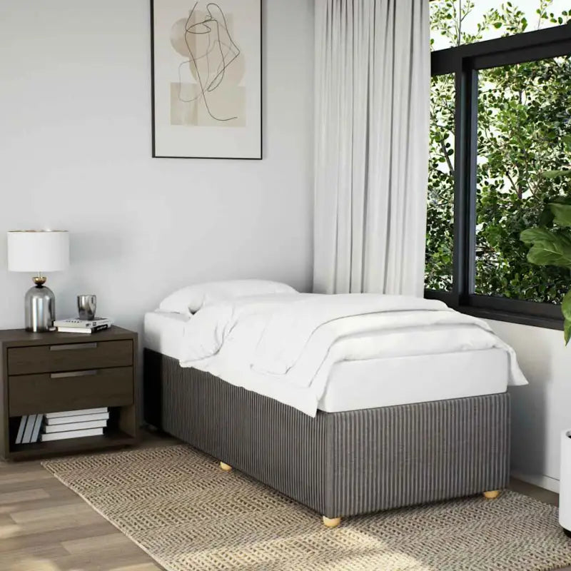 Bedframe met ademend vermogen voor een comfortabele nachtrust - Taupe / 100 x 200 cm - Bedden & bedframes