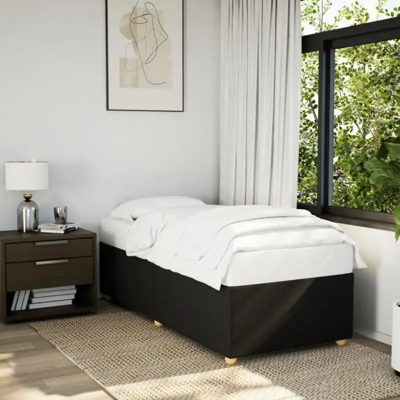 Bedframe met ademend vermogen voor een comfortabele nachtrust - Zwart / 100 x 200 cm - Bedden & bedframes