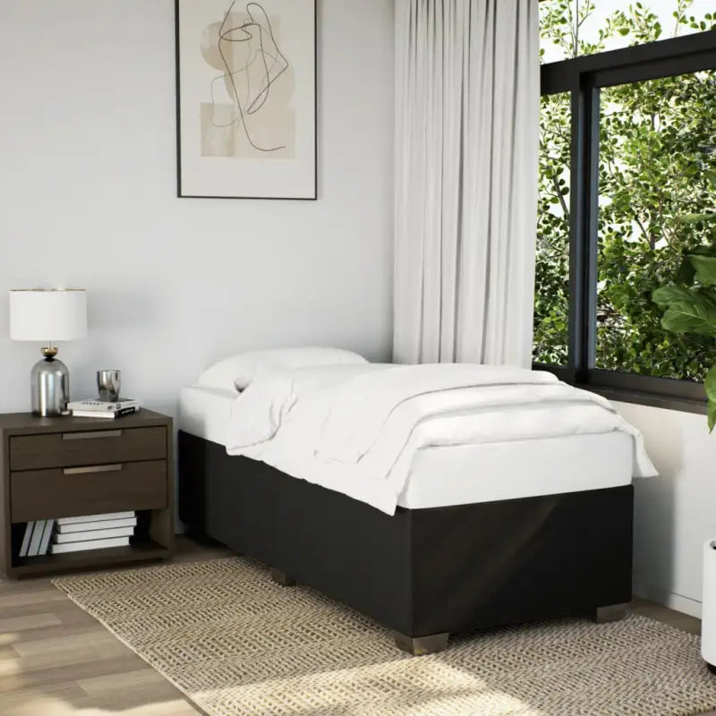 Bedframe met ademend vermogen voor een comfortabele nachtrust - Zwart / 90 x 200 cm - Bedden & bedframes