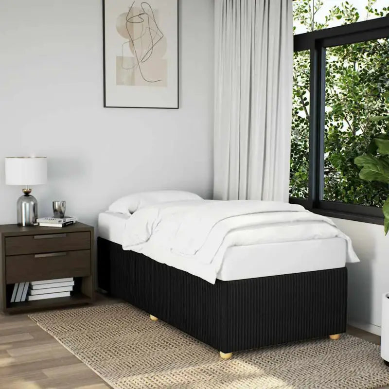 Bedframe met ademend vermogen voor een comfortabele nachtrust - Zwart / 100 x 200 cm - Bedden & bedframes