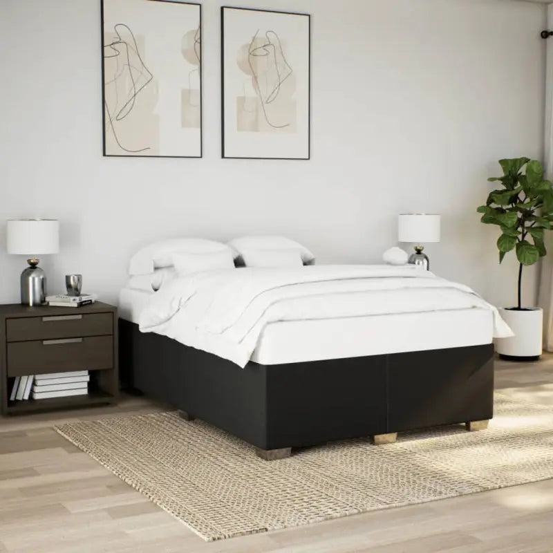 Bedframe met ademend vermogen voor een comfortabele nachtrust - Zwart / 160 x 200 cm - Bedden & bedframes