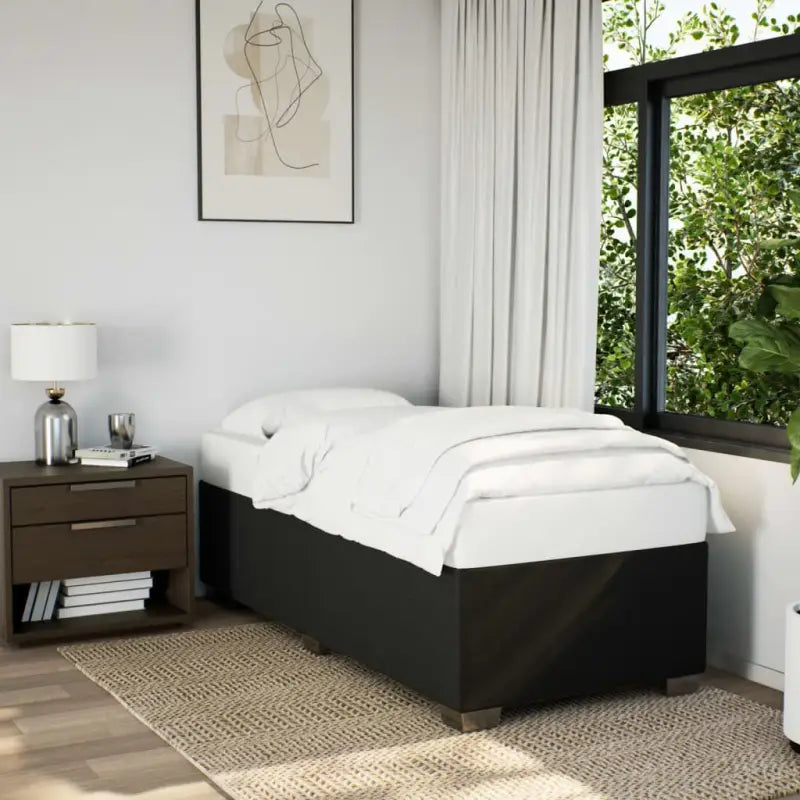 Bedframe met ademend vermogen voor een comfortabele nachtrust - Zwart / 80 x 200 cm - Bedden & bedframes