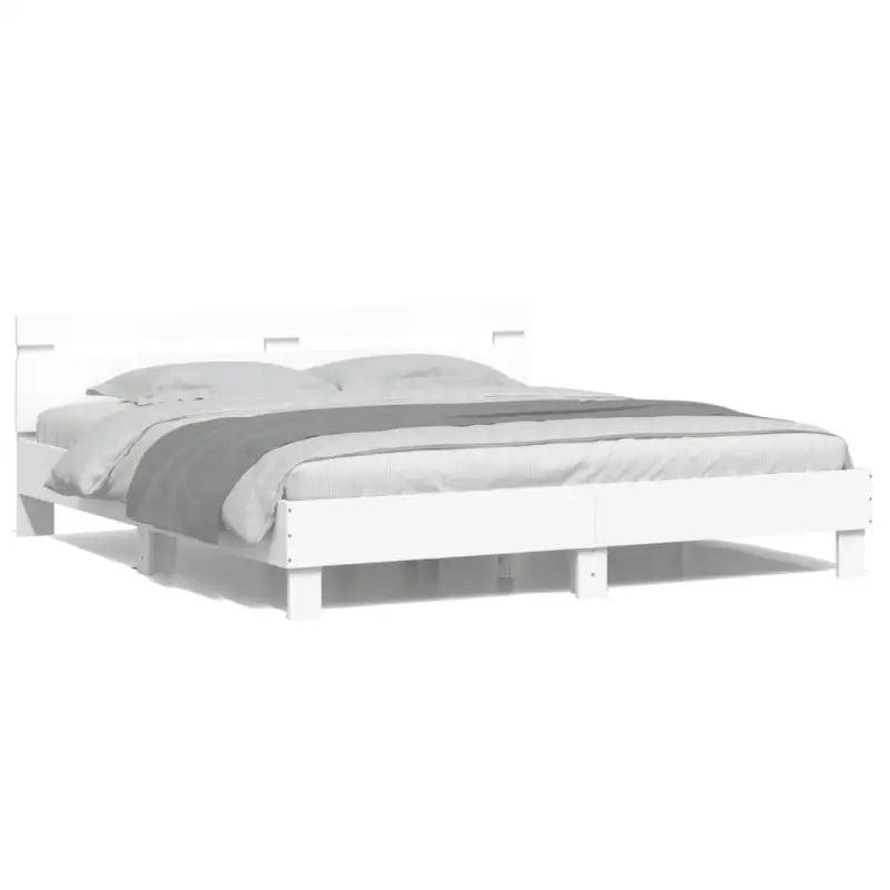 Bedframe met rgb led-verlichting voor een gezellige slaapkamer sfeer - Bedden & bedframes