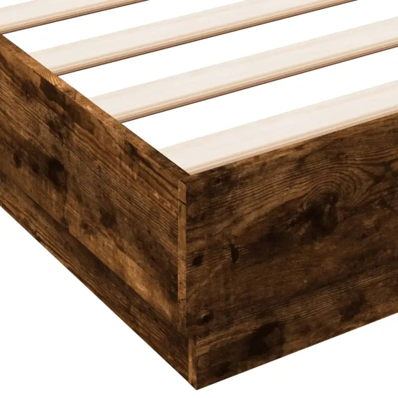 Bedframe met rgb led-verlichting voor een stijlvolle slaapkamer sfeer - Bedden & bedframes