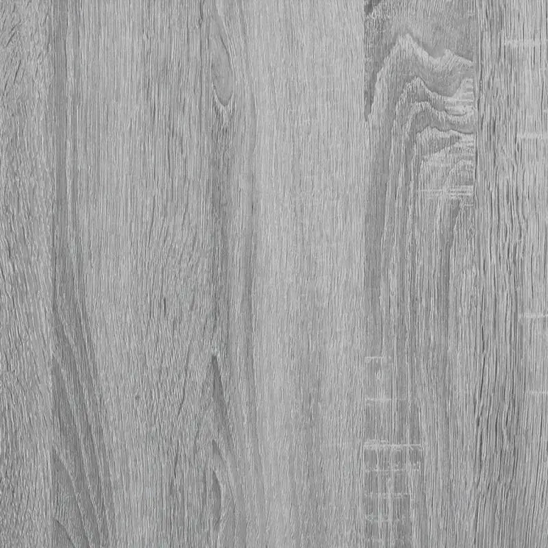 Bedframe van bewerkt hout in grijs sonoma voor een stabiele slaapkamer - Bedden & bedframes