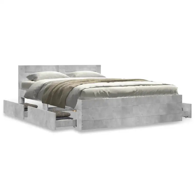 Bedframe van bewerkt hout voor een comfortabele slaapkamer - Bedden & bedframes