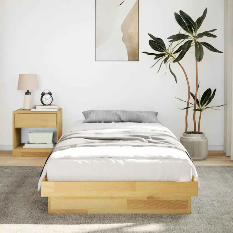 Bedframe van massief eikenhout voor een goede nachtrust - Bedden & bedframes