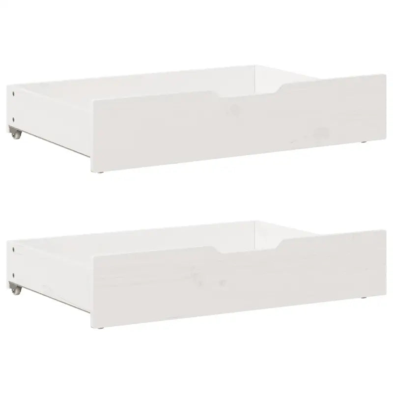 Bedframe van massief grenenhout in wit materiaal voor een goede nachtrust - Bedden & bedframes