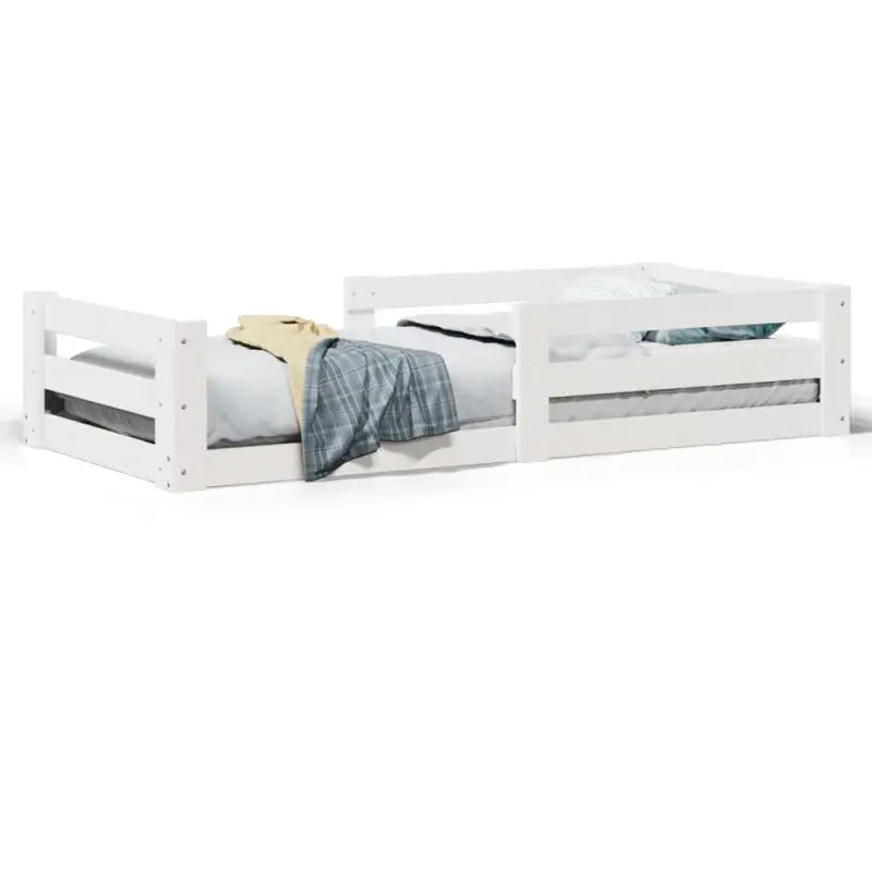 Bedframe van massief grenenhout met extra opbergruimte - Bedden & bedframes