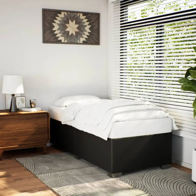 Bedframe van massief Grenenhout voor een duurzame en stijlvolle slaapkamer - Zwart / 80 x 200 cm - Bedden & bedframes