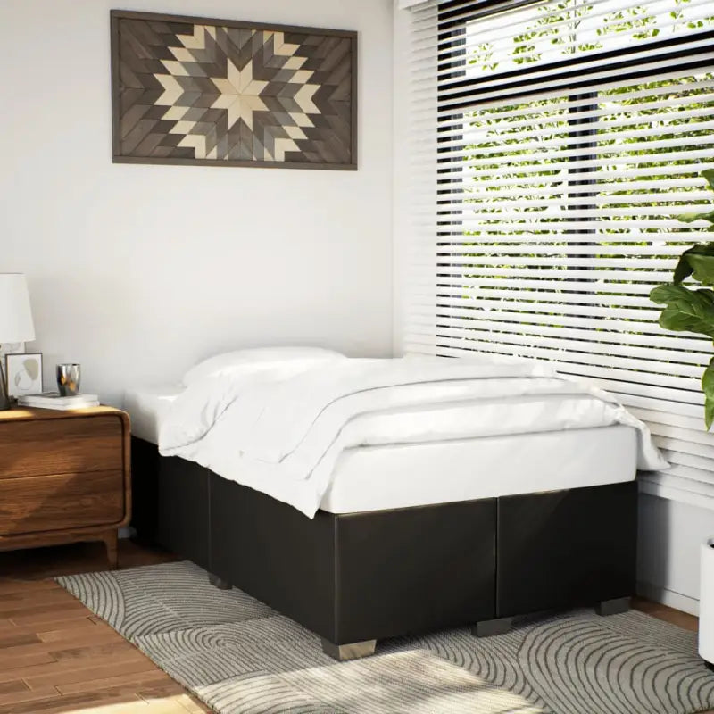 Bedframe van massief Grenenhout voor een duurzame en stijlvolle slaapkamer - Zwart / 120 x 190 cm - Bedden & bedframes