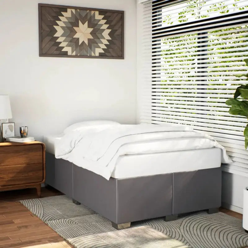 Bedframe van massief Grenenhout voor een duurzame en stijlvolle slaapkamer - Grijs / 120 x 200 cm - Bedden & bedframes