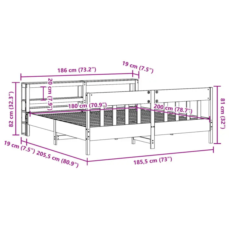 Bedframe van massief grenenhout voor een stabiele nachtrust - Bedden & bedframes