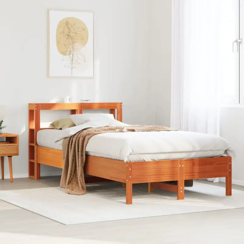Bedframe van massief grenenhout voor een sterke en duurzame slaapplaats - Bedden & bedframes