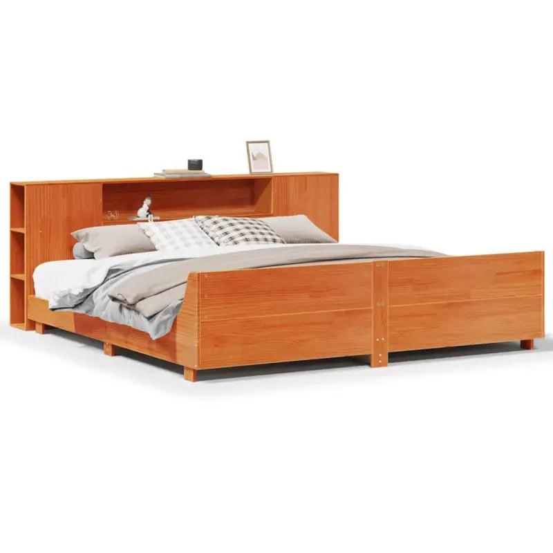 Bedframe van massief grenenhout voor een stevige en duurzame slaapervaring - Bedden & bedframes