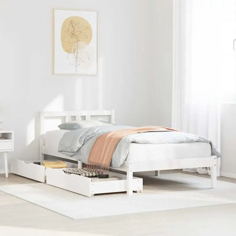 Bedframe van massief grenenhout voor stabiele en duurzame slaapgemoedsrust - Bedden & bedframes