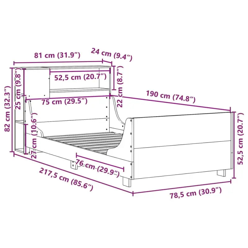 Bedframe van massief grenenhout voor stabiele en duurzame nachten - Bedden & bedframes