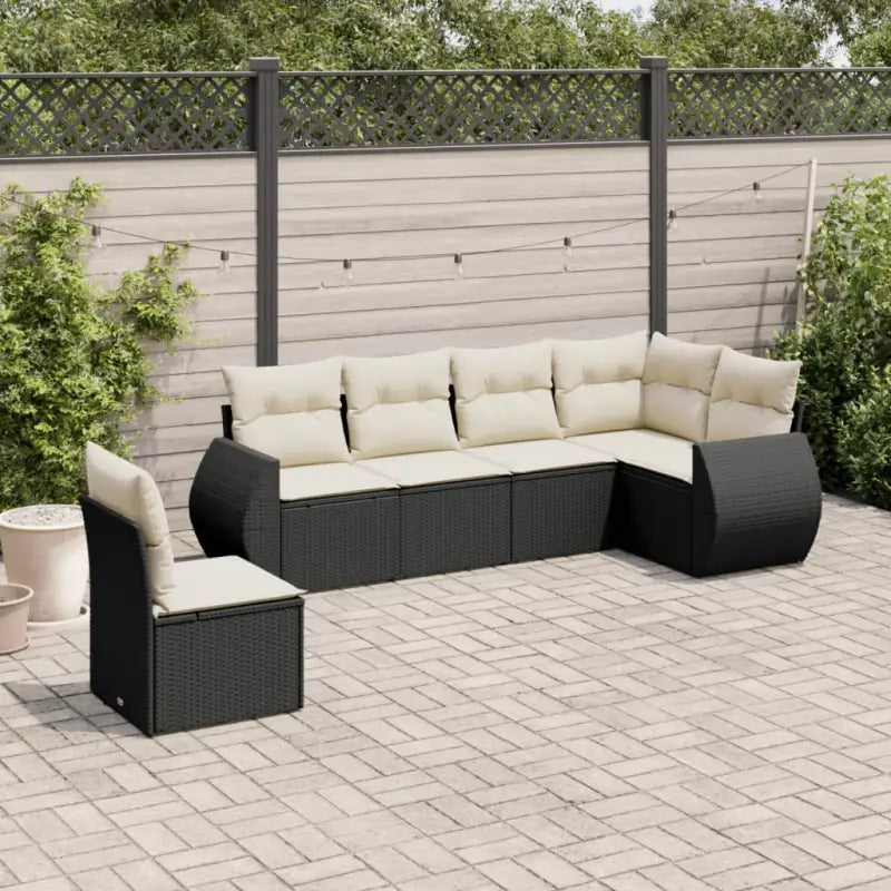 Beige tuinaanzet met waterdichte tas en gepoedercoat staal - Zwart en crème / Zonder tafel - Tuinsets