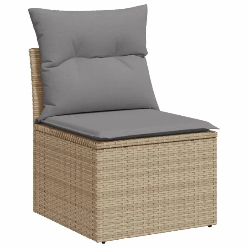 Beige tuinset met gepoedercoat staal en comfortabele afmetingen zitting - Tuinsets