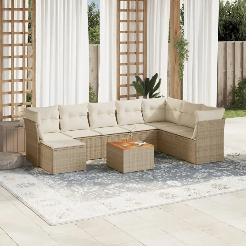Beige tuinset met gepoedercoat staal en waterdichte tas voor buiten gezelligheid - Tuinsets