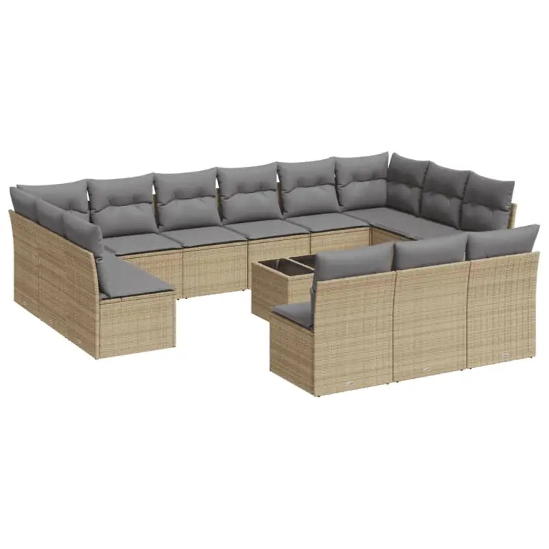 Beige tuinset met waterdichte tas en gepoedercoat staal voor buitengebruik - Tuinsets