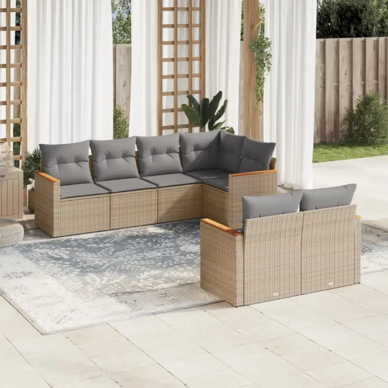 Beige tuinset met waterdichte tas en gepoedercoat staal voor outdoor ontspanning - Beige en grijs - Tuinsets