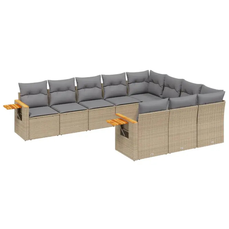 Beige tuinstoelset met gepoedercoat staal en waterdichte tas - Tuinsets